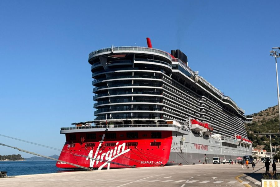 Virgin Voyages' Scarlet Lady in Dubrovnik